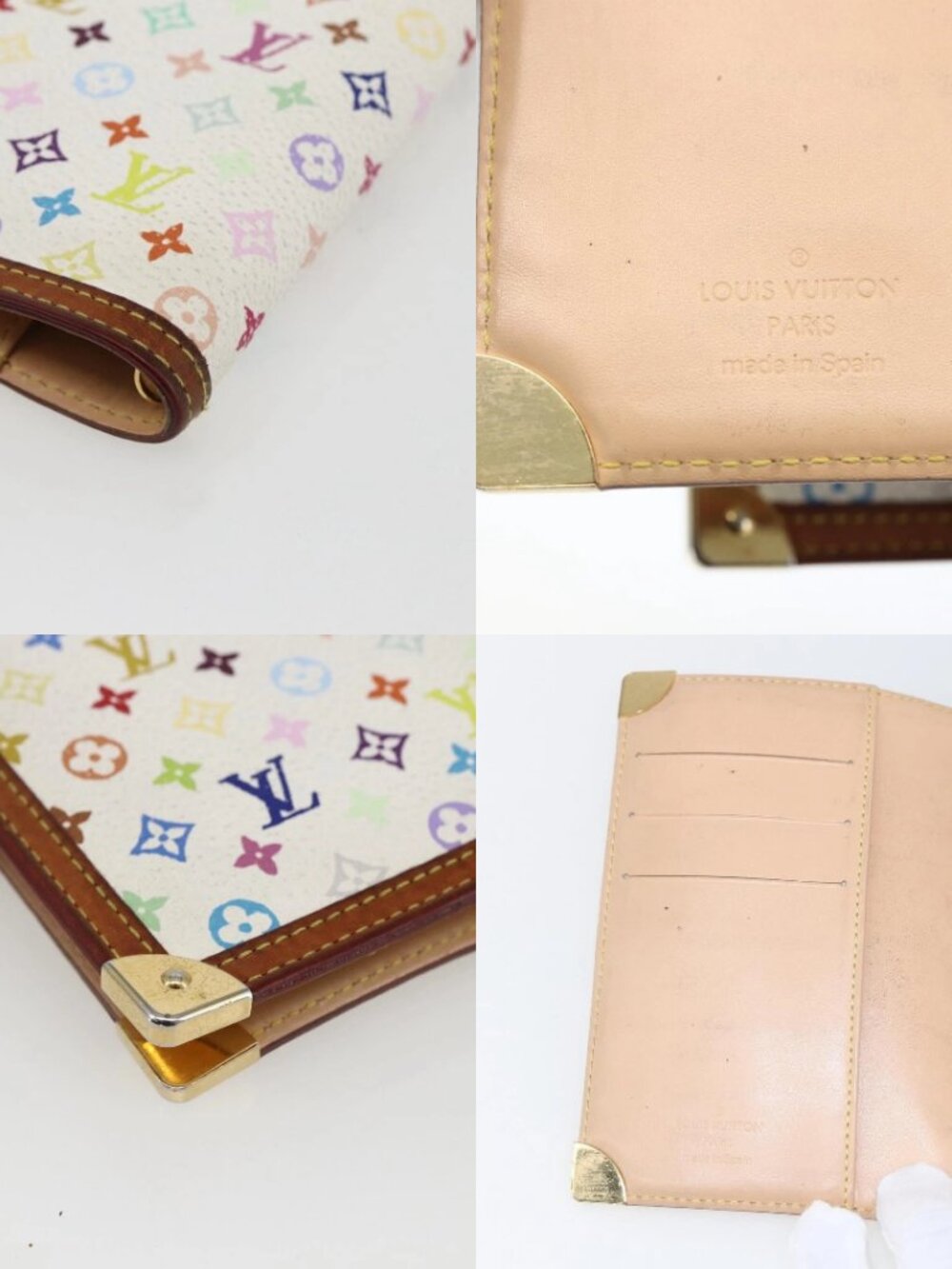 LOUIS VUITTON Multicolor Agenda PM Day Planner Cover White R21074 LV Auth 170796 - Picture 16 of 16